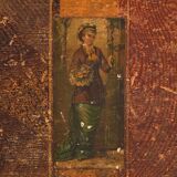 Coffre de mariage ancien d’art populaire (vers 1820)