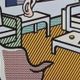 1980s Original Roy Lichtenstein "Interior With Skyline" Limited Edition Lithograph