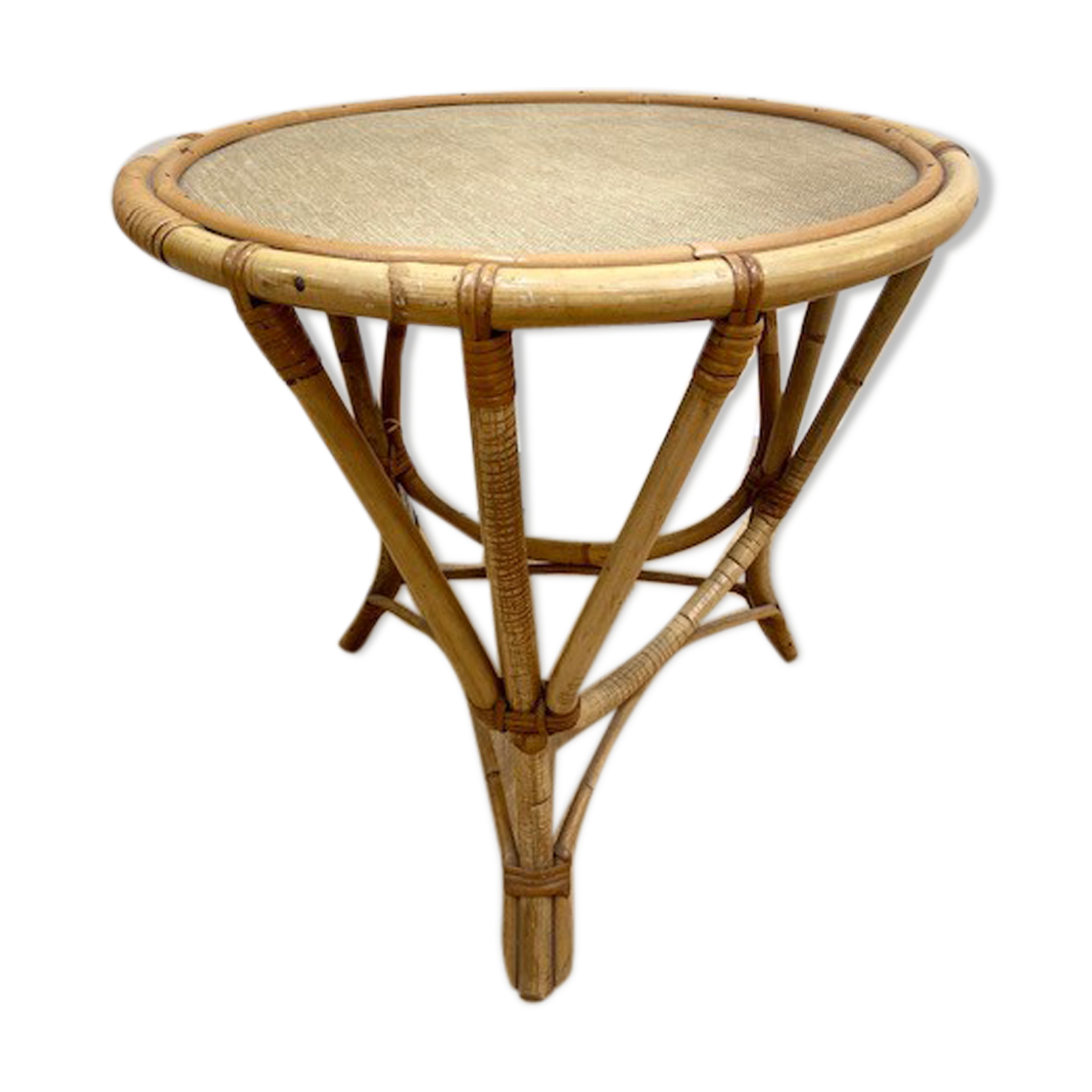 Small rattan table