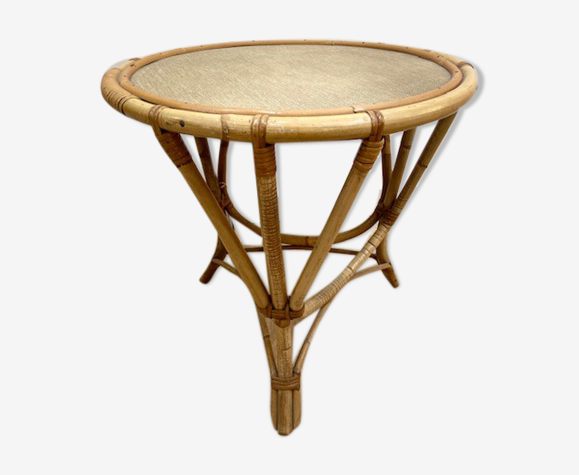 Table en rotin