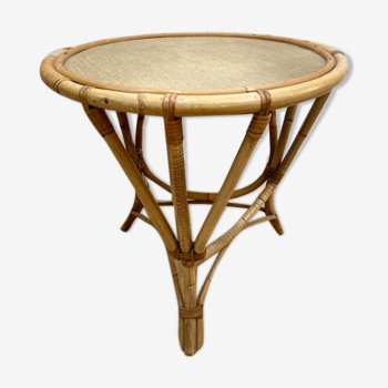 Small rattan table