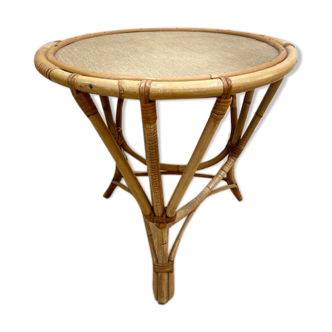Small rattan table