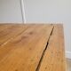 Wooden coffee table with turned legs