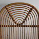 Rocking chair in vintage rattan 1960