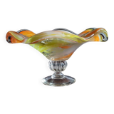 Blown glass fruit bowl