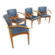 Set of four armchairs