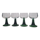 Set of 4 Roemer wine glasses