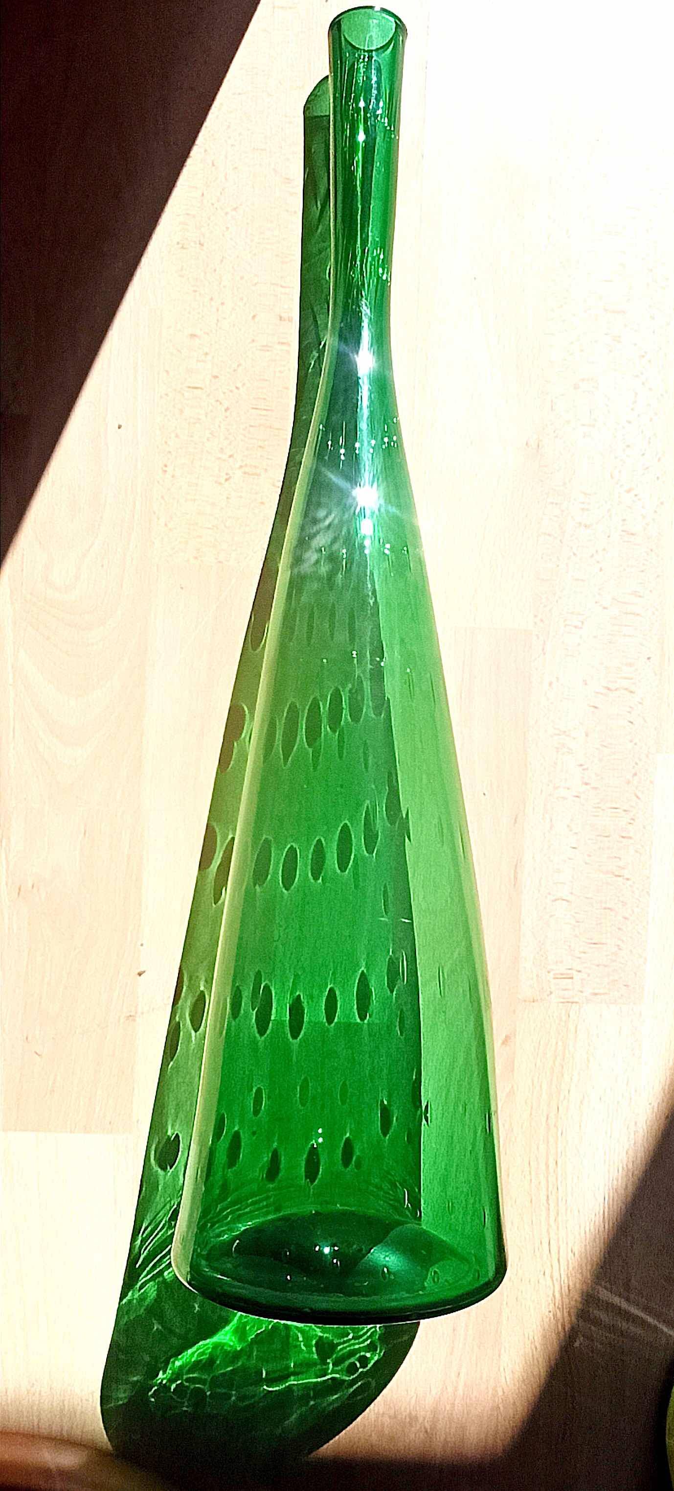 Carafe géante Génie Empoli Années 50 Hauteur 75 cm