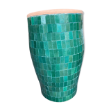 Pot artisanal en zellige marocain hauteur 65 cm largeur 45 cm