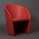 Armchair Intervista Leila and Massimo Vignelli for Poltrona Frau 1989
