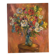 oil on canvas "Bouquet on orange background", signed