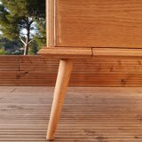 Vintage sideboard with compass feet
