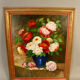 Table oil on flower canvas by Ricket Hammer