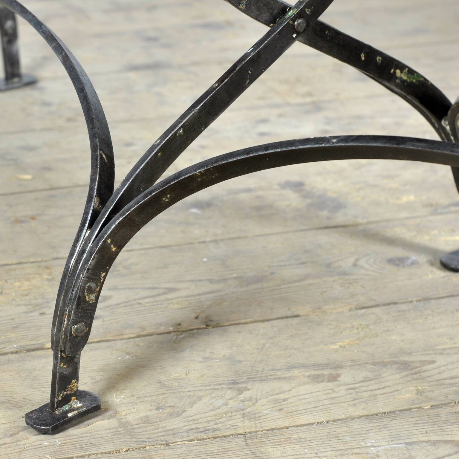 Folding bench, circa 1900