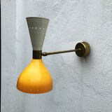 Wall light double blind diabolo