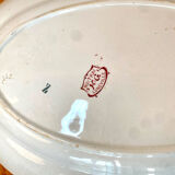 Plat de service oval Mistral Luneville