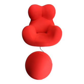 "Big Mama" Up 5+6 Chair and ottoman By Gaetano Pesce For B&B Italia