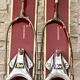 Paire de ski vintage en bois