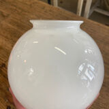 White opaline globe 14cm