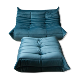 Canapé et pouf Togo de Michel Ducaroy pour Ligne Roset