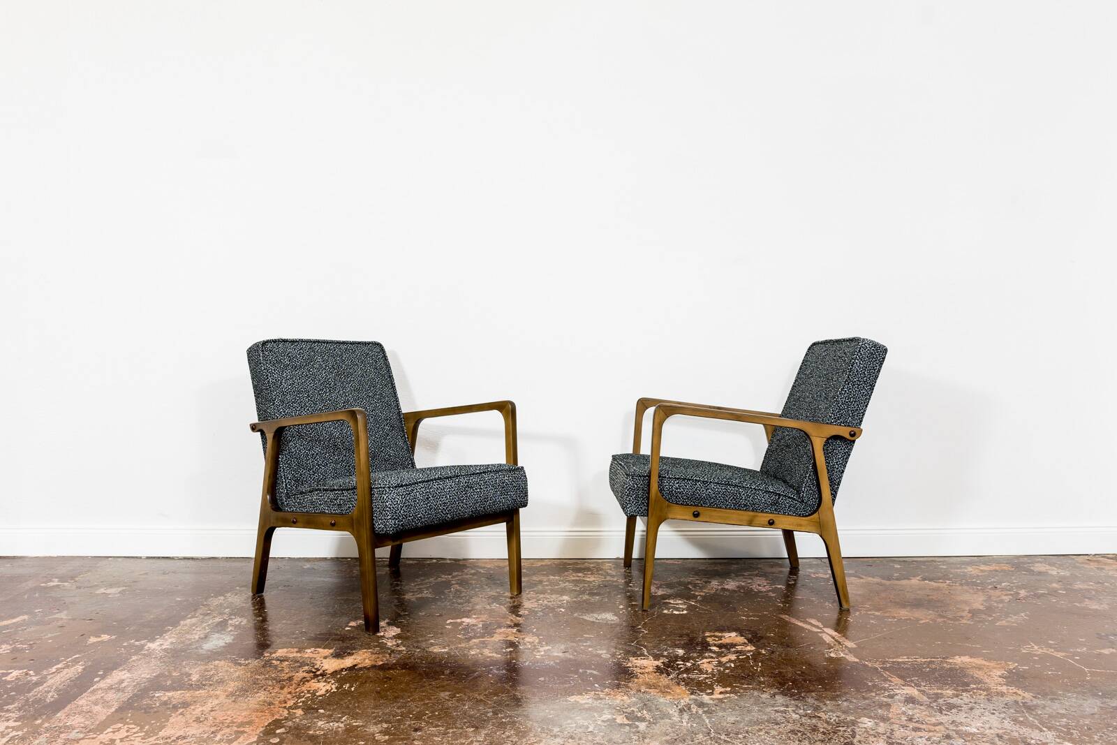 Vintage armchairs by BFM, Poland, 1960s, set of 2