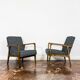 Vintage armchairs by BFM, Poland, 1960s, set of 2