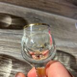4 small dropper glasses