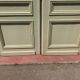 Double passage doors has four molded panels XX century
