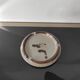 Vintage enamelled stoneware ashtray