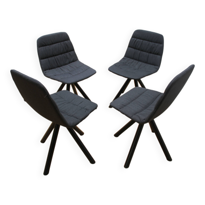 Suite de 4 chaises Marteen, Viccarbe