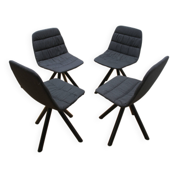Suite de 4 chaises Marteen, Viccarbe