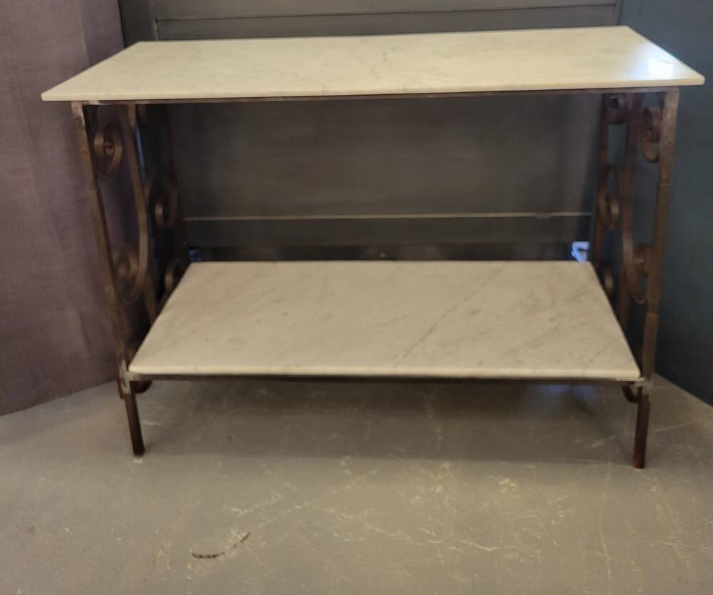 Console ou Etagère en fer forgé