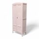 Parisian Art Deco wardrobe in pink, 1930.
