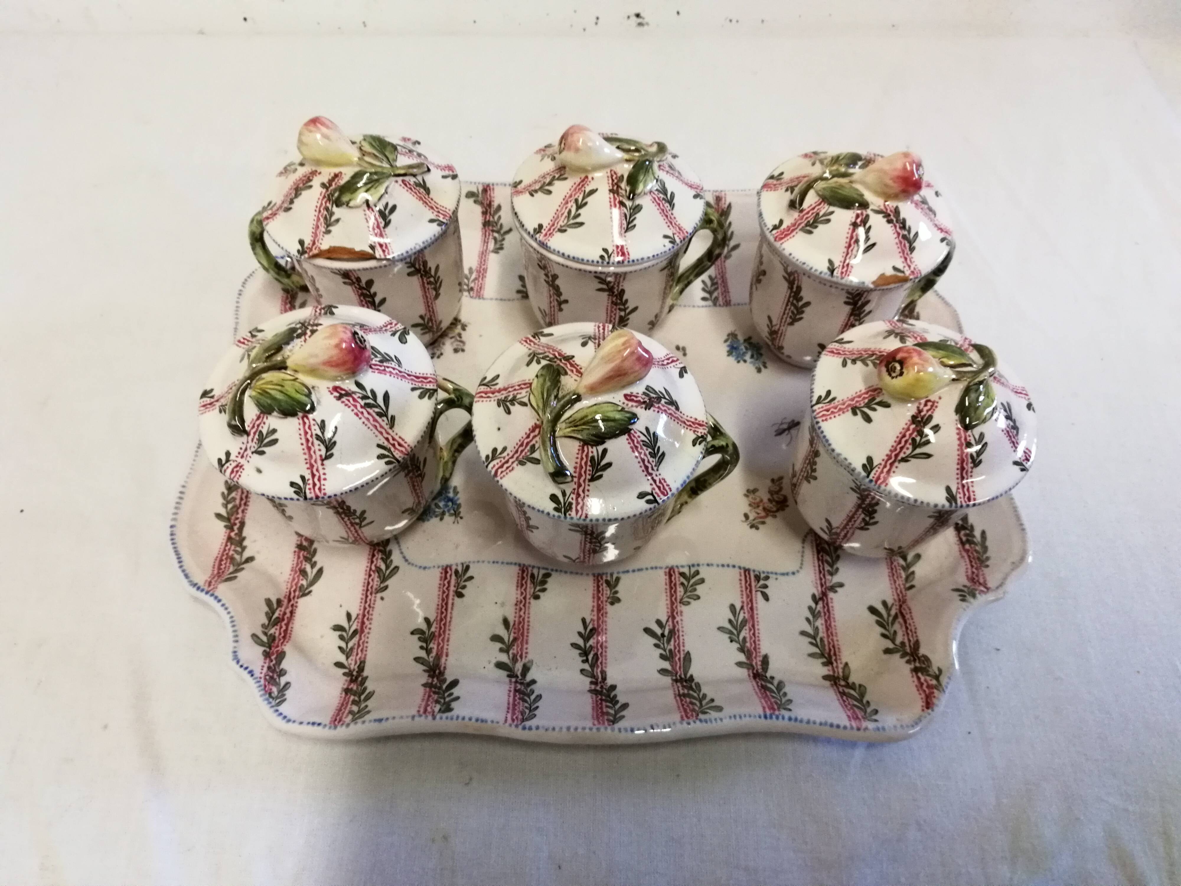 Veuve perrin earthenware cream service