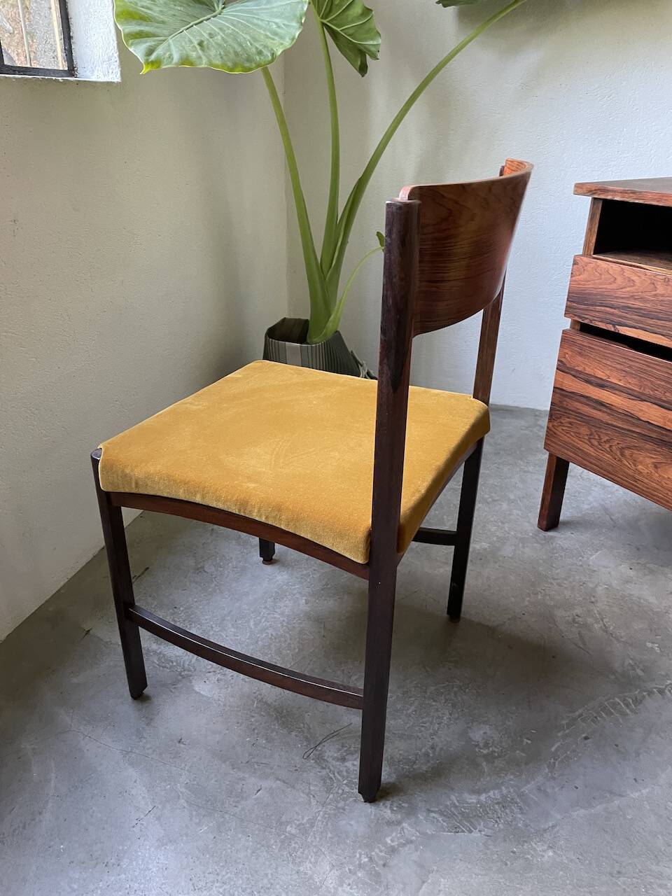 Desk and its Scandinavian rosewood chair