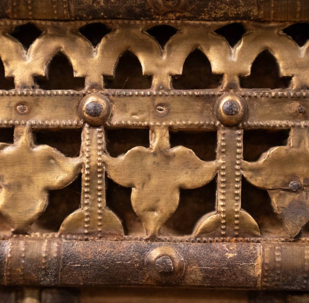Coffre ancien Inde du sud, 18/19 siècle