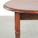Table d'appoint ovale en chêne anglais antique du début du 20e siècle
