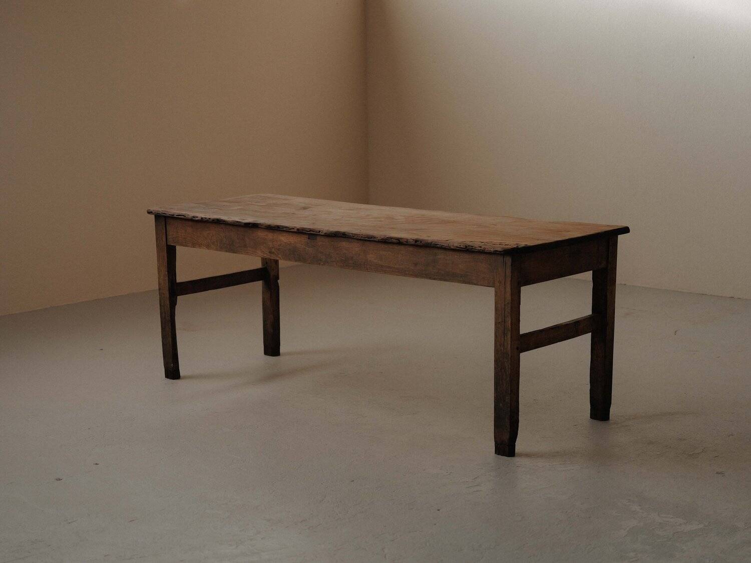 Farm table in solid wood – Auvergne, around 1900