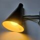 Rare Black Midcentury Adjustable Wall Lamp in style of Stilnovo, Lidokov, 1960s