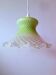 Tinted glass pendant light 1950