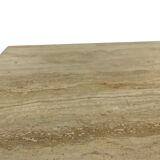Italian travertine pull out tables, 1970