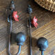 Pair of wall hooks in cast iron