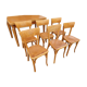 Serie 6 chairs baumann bistro kitchen vintage bar