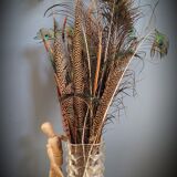 Faceted molded glass vase