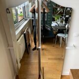 Pair of bevelled mirrors 44.5x168 cm