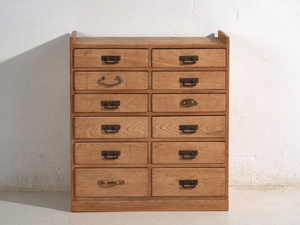 Antique Japanese multi-drawer furniture (Hikidashi-Dansu) – Taishō / Shōwa period – circa 1920-1940