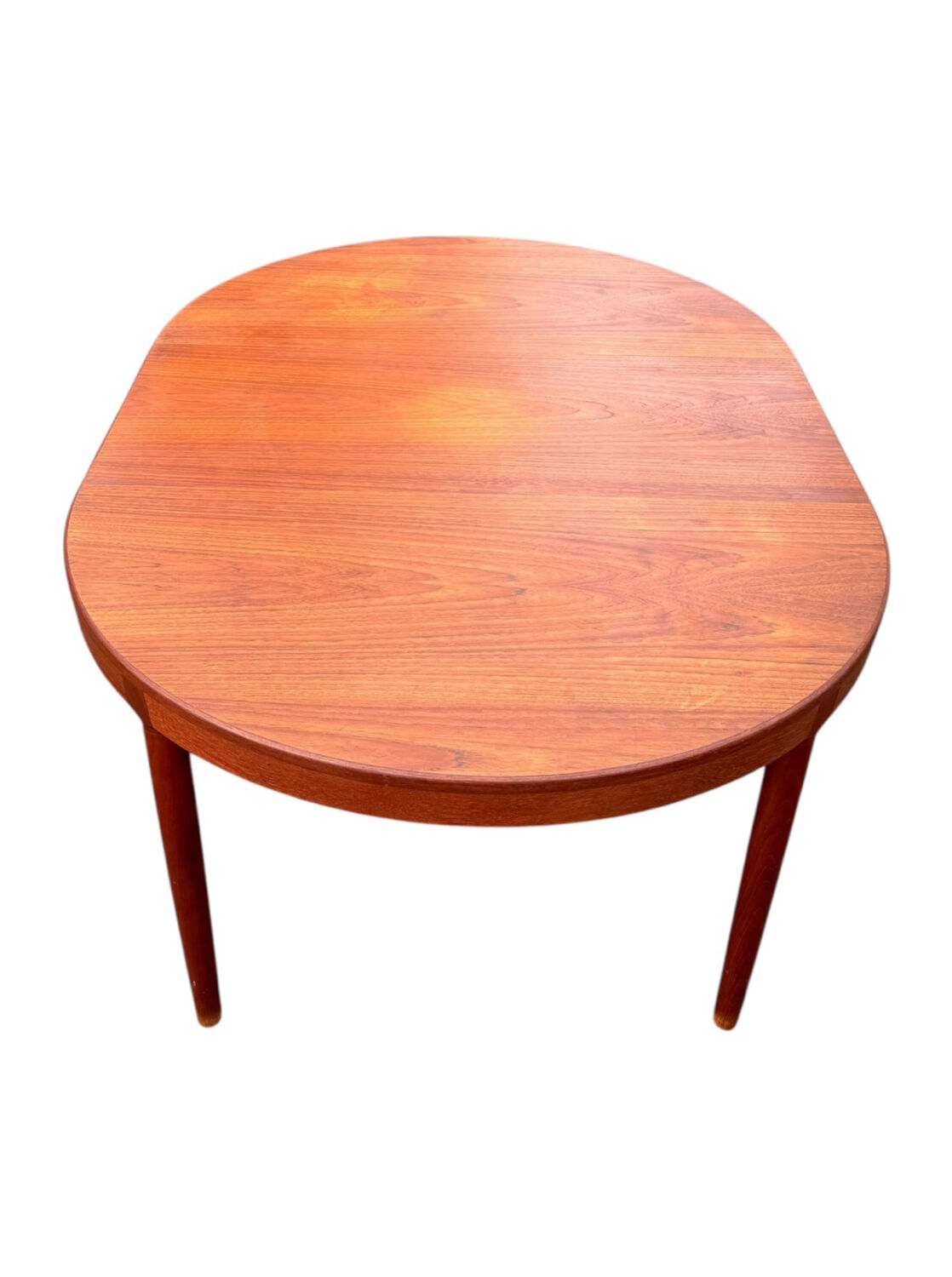 Scandinavian table in teak, design by Harry Ostergaard.