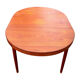 Scandinavian table in teak, design by Harry Ostergaard.