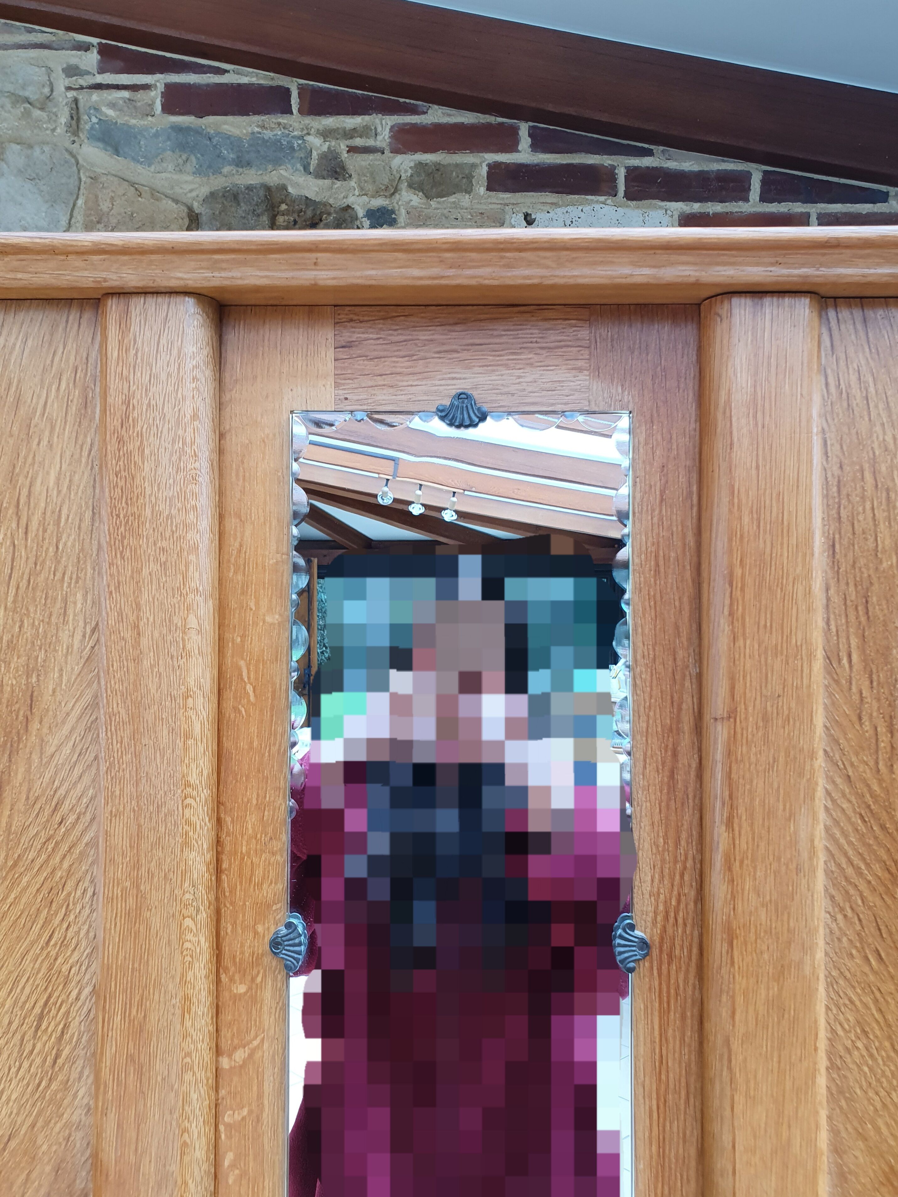 Vintage cabinet feet compass