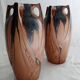 Pair of Art Deco vases signed Denbac